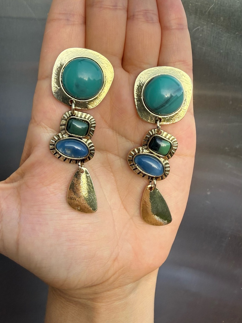 Vintage Turquoise earring - Picture 7 of 7